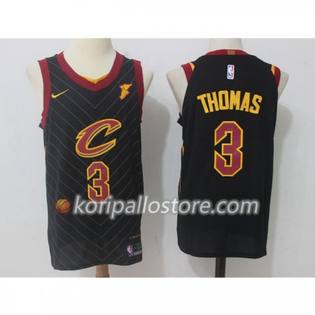 Cleveland Cavaliers Isaiah Thomas 3 Nike 2017-18 Musta Miesten Pelipaidat Swingman 